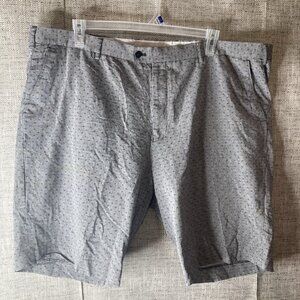 Linea Uomo Shorts Mens Size 46 Gray/Black With Geometric Design Lightweight
